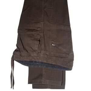 The North Face Pants Womens Size Large Dark Green Hiking Drawstring Outdoor